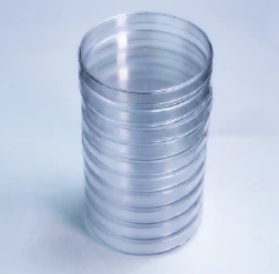 Cajas petri apiladas